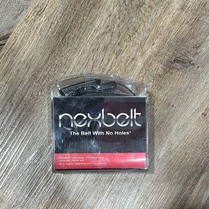 NIB Arkansas State Red Wolves Nexbelt Pebble Grain Pitch Black Leather